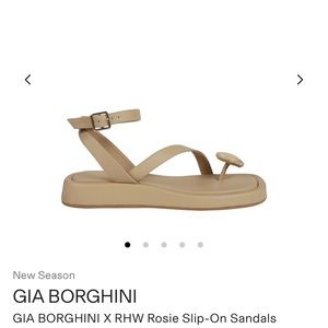 Gia Borghini /RHW SLIP ON SANDLES
